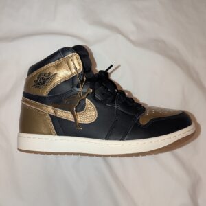 Air Jordan I Black Metallic Gold Men's 9.5